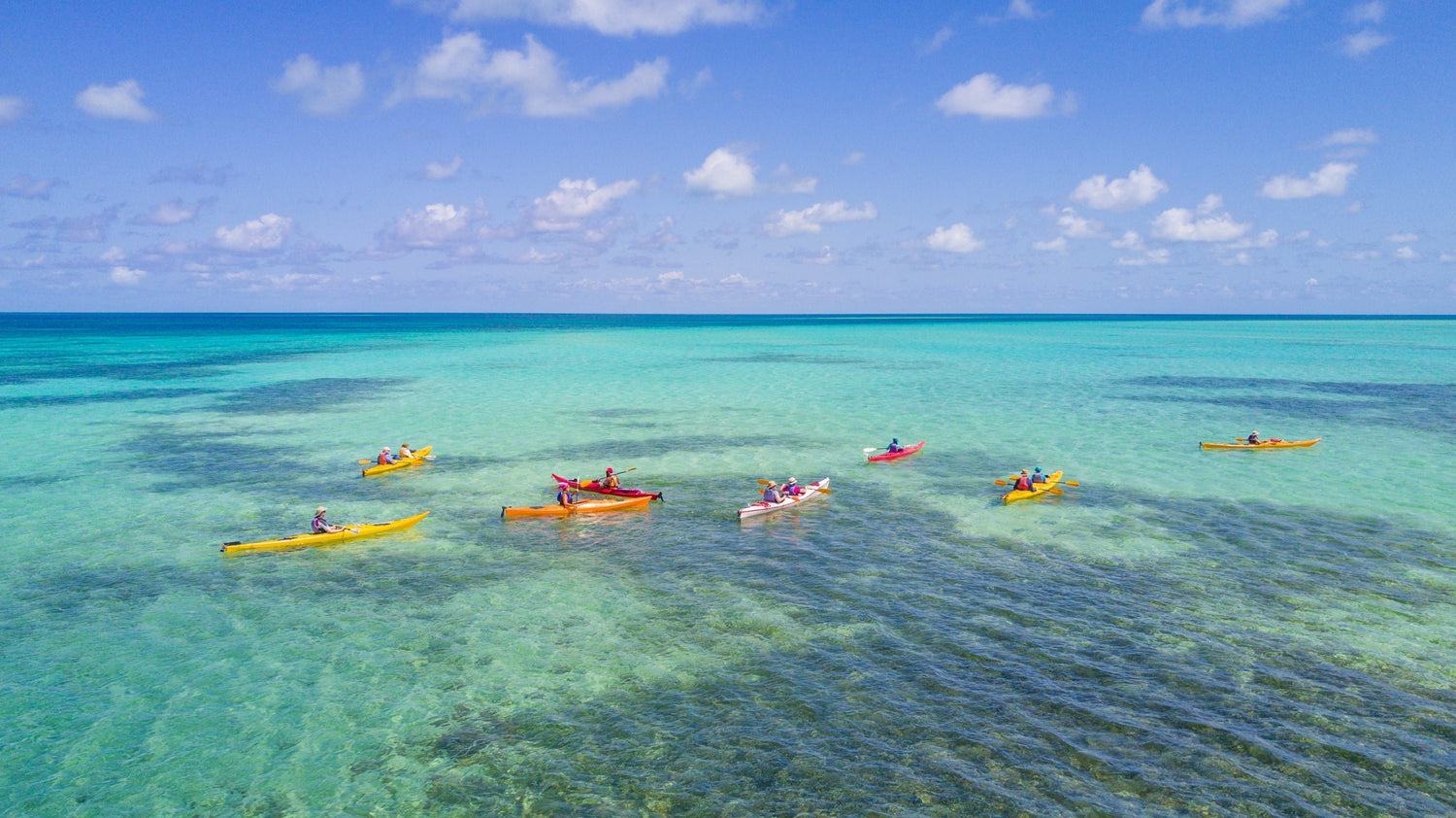 Belize clear water kayaking