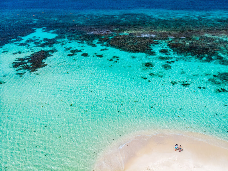 Grenadines Caribbean aerial reefs