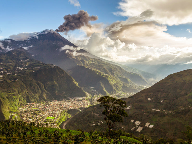 Banos Ecuador valley view