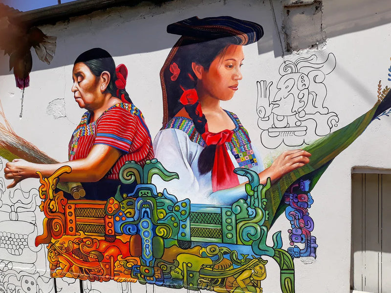 Guatemala Lake Atitlan mural