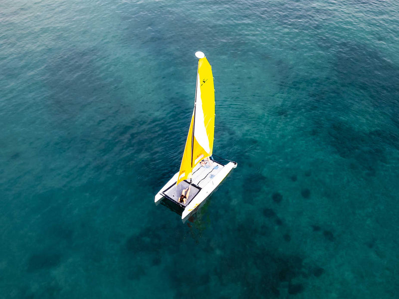 Islas Secas catamaran turquoise water Panama