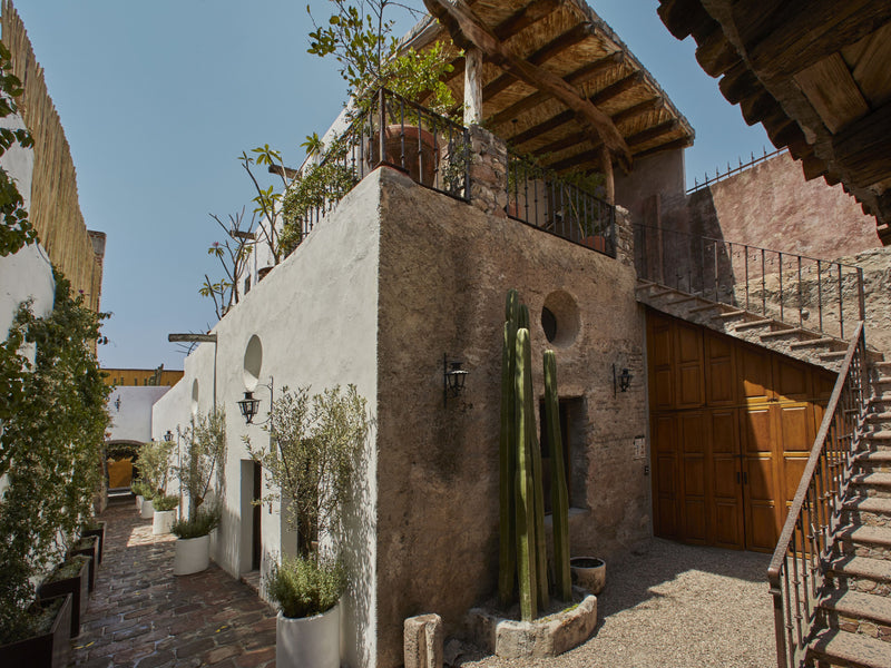 Meson Hidalgo San Miguel de Allende interior courtyard