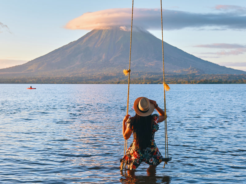 Nicaragua Ometepe island swing