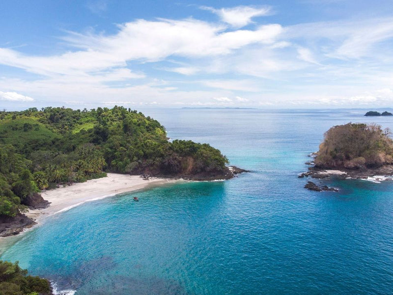 Panama Isla Palenque white sand beach