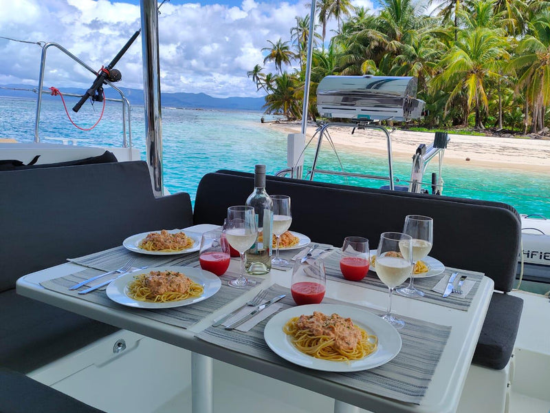 San Blas yacht food