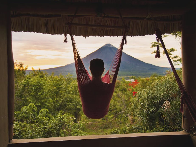 Nicaragua Ometepe Island Totoco Ecolodge hammock