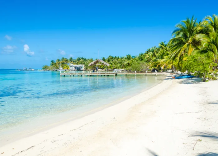 Belize Ambergris Caye beautiful beach