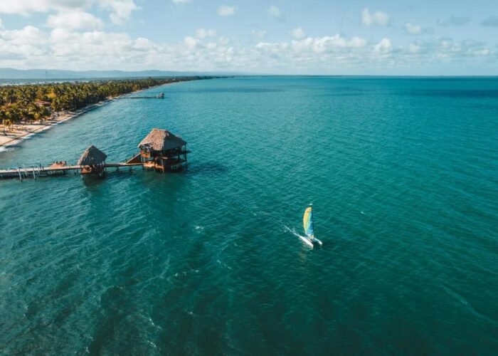 Belize Jaguar Reef aerial