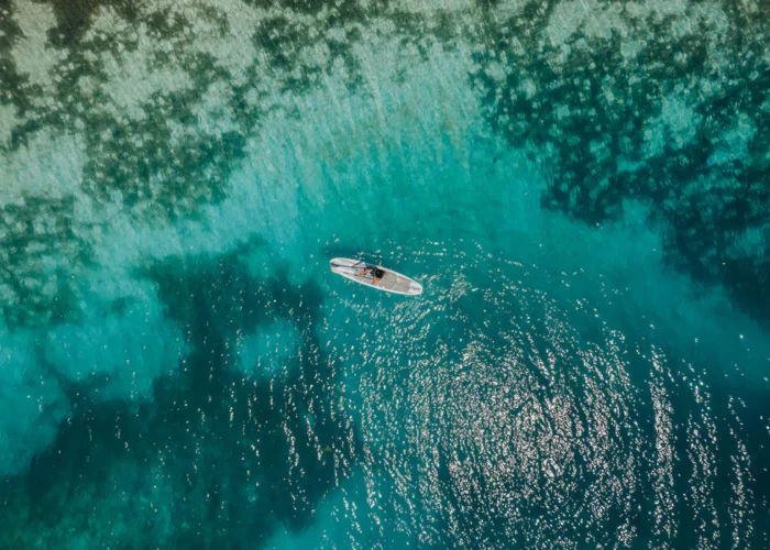 Belize Jaguar Reef paddleboarding
