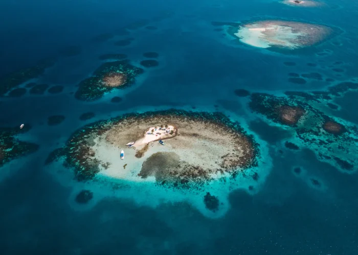 Belize Silk Caye aerial