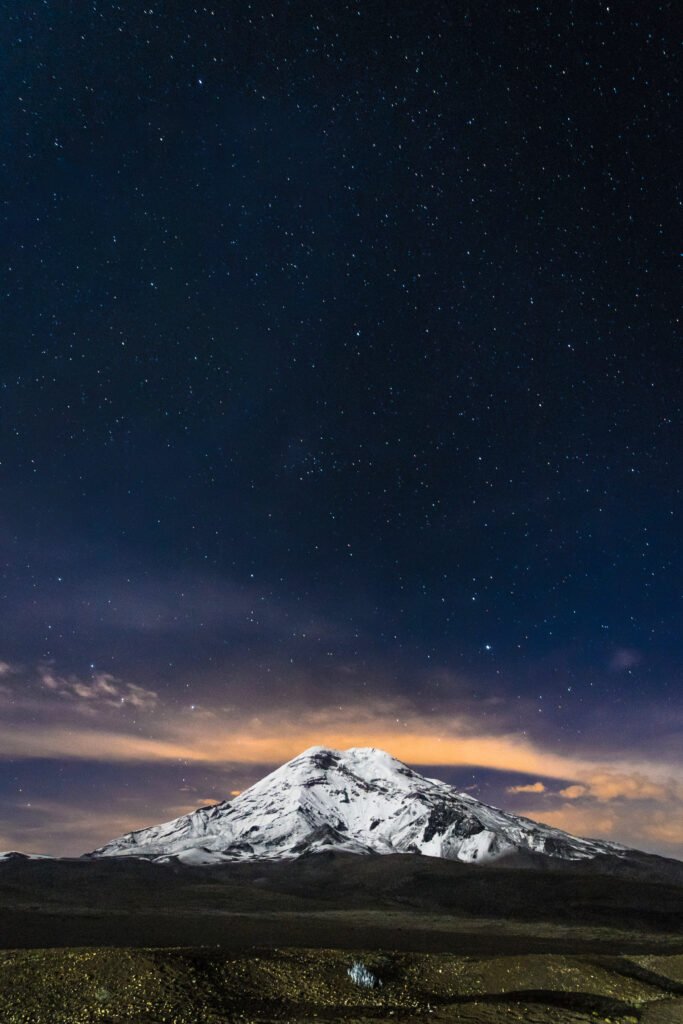 El Chimborazo full of stars.
