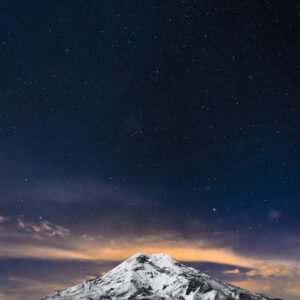 El Chimborazo full of stars.