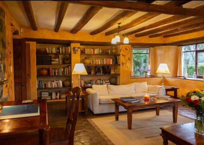 Ecuador Inca Hacienda living room