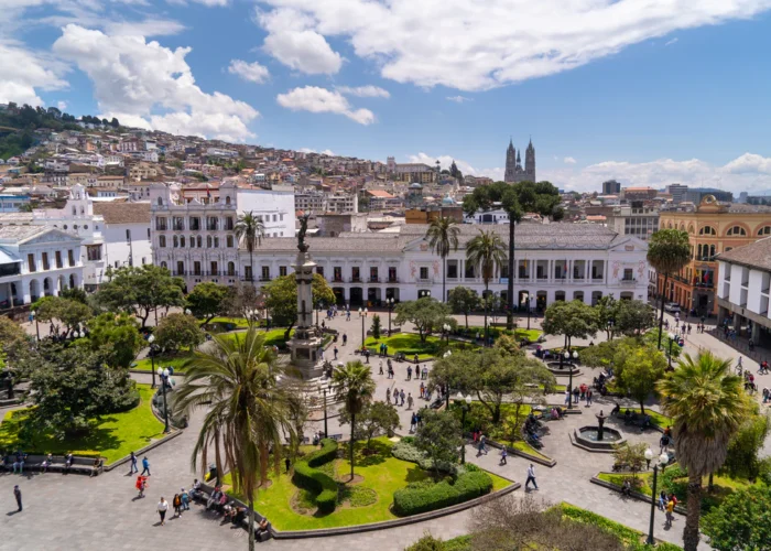 Ecuador Quito plaza capital city