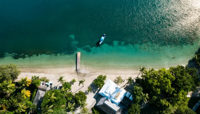 Grenada Calabash aerial beach