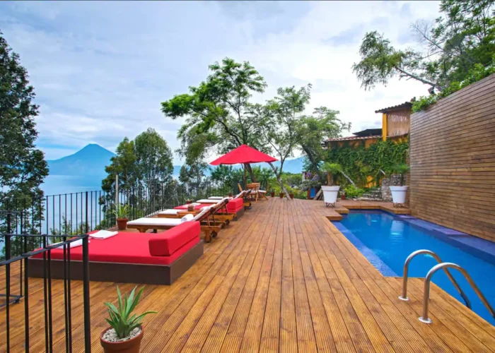 Guatemala Atitlan Casa Palopo pool
