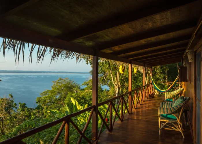 Guatemala La Lancha overlooking lake