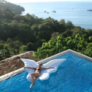 Makanda pool floatie view