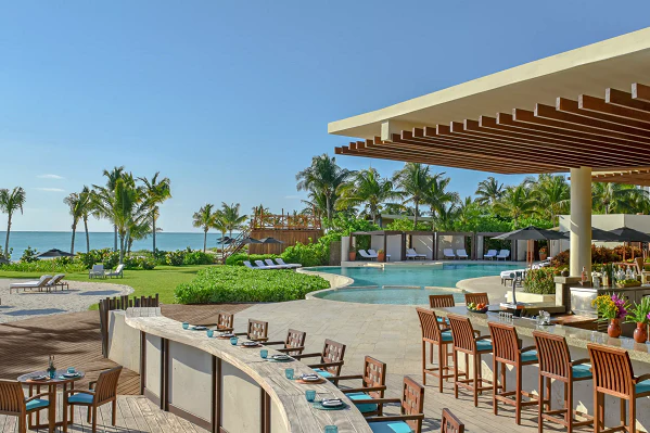 Mexico Rosewood Mayakoba luxury resort on the Yucatan peninsula