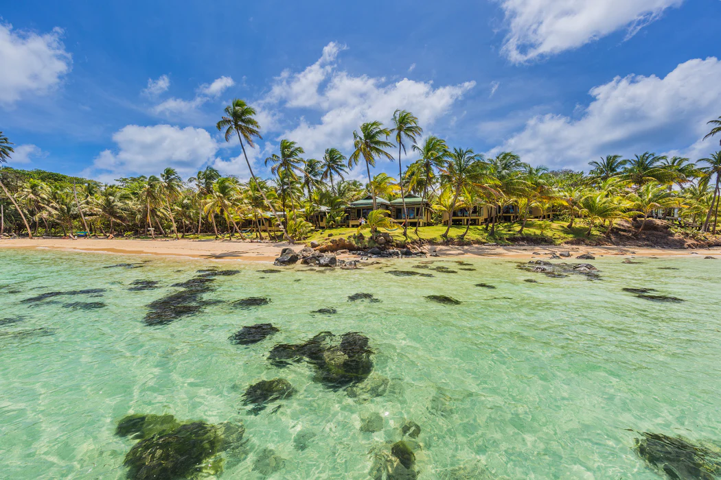 Nicaragua Little Corn Island beautiful Caribbean island with clear water
