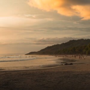 Golden Hour at Playa Guiones in Nosara, Costa Rica
