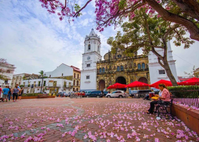 Panama City Casco Viejo plaza