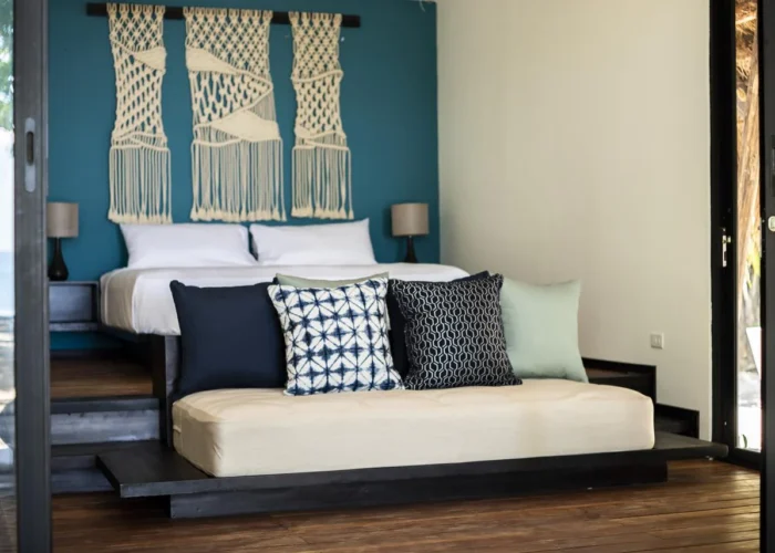 Panama Isla Palenque casita interior