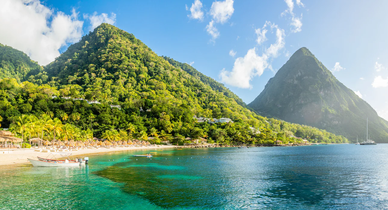 St Lucia Soufriere beach