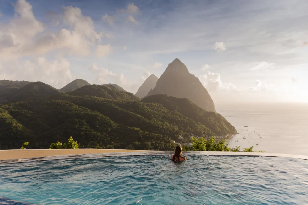St Lucia pool piton