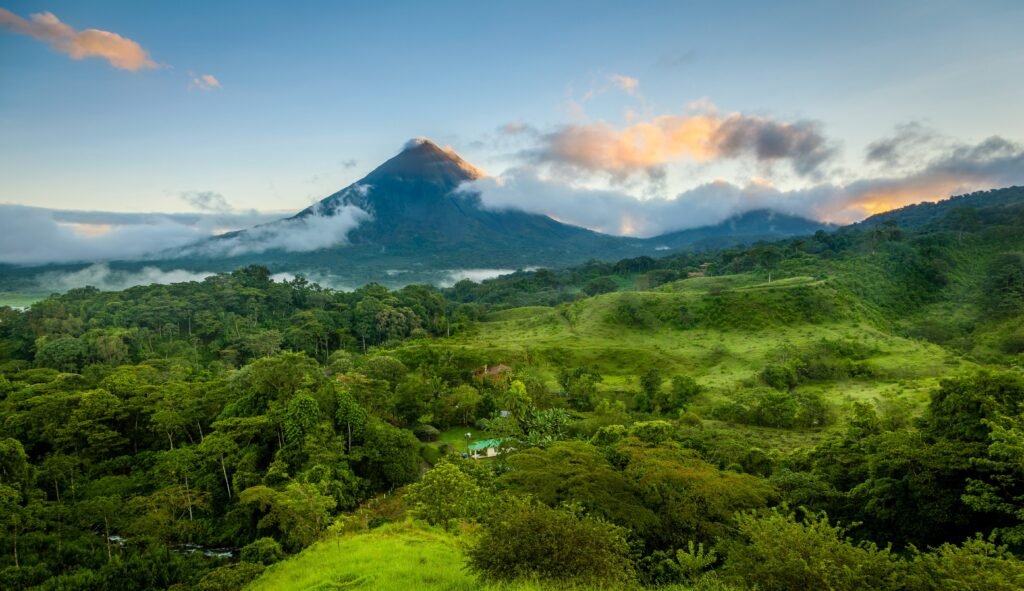 Arenal Costa Rica volcano view