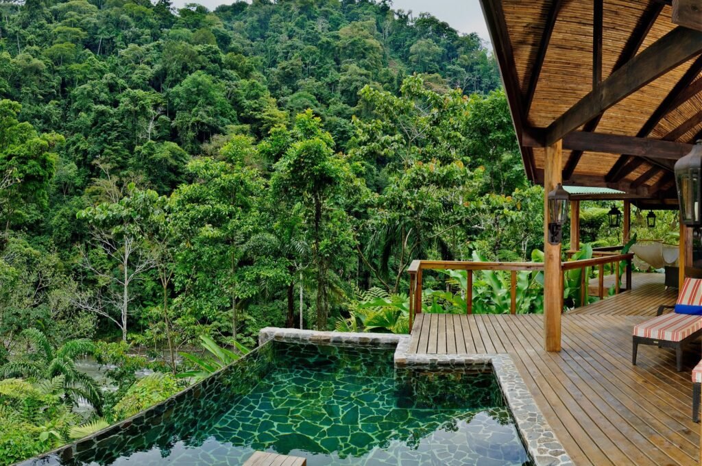 Costa Rica luxury villas in the jungle at Pacuare Lodge