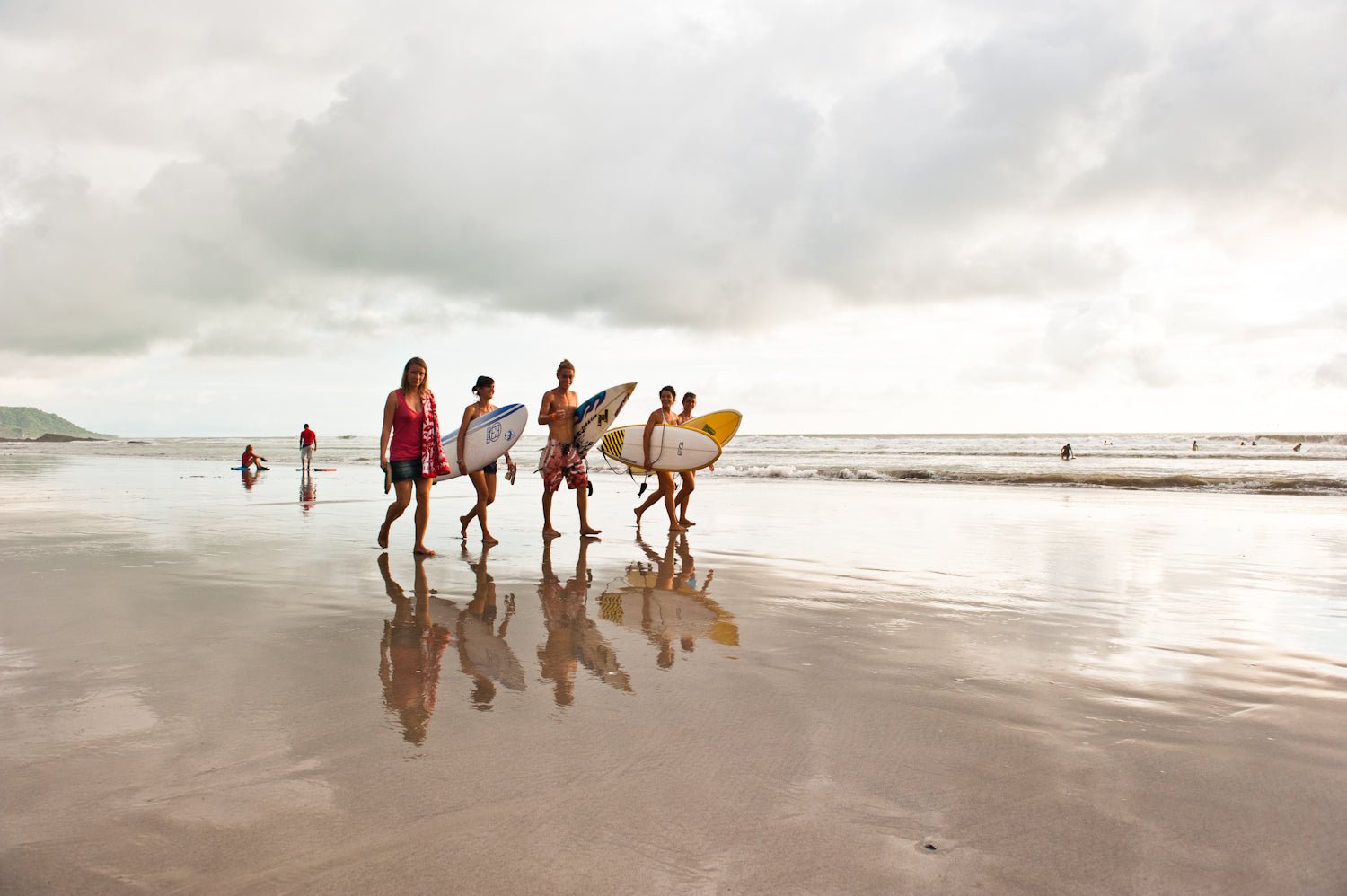 Costa Rica surfing honeymoon