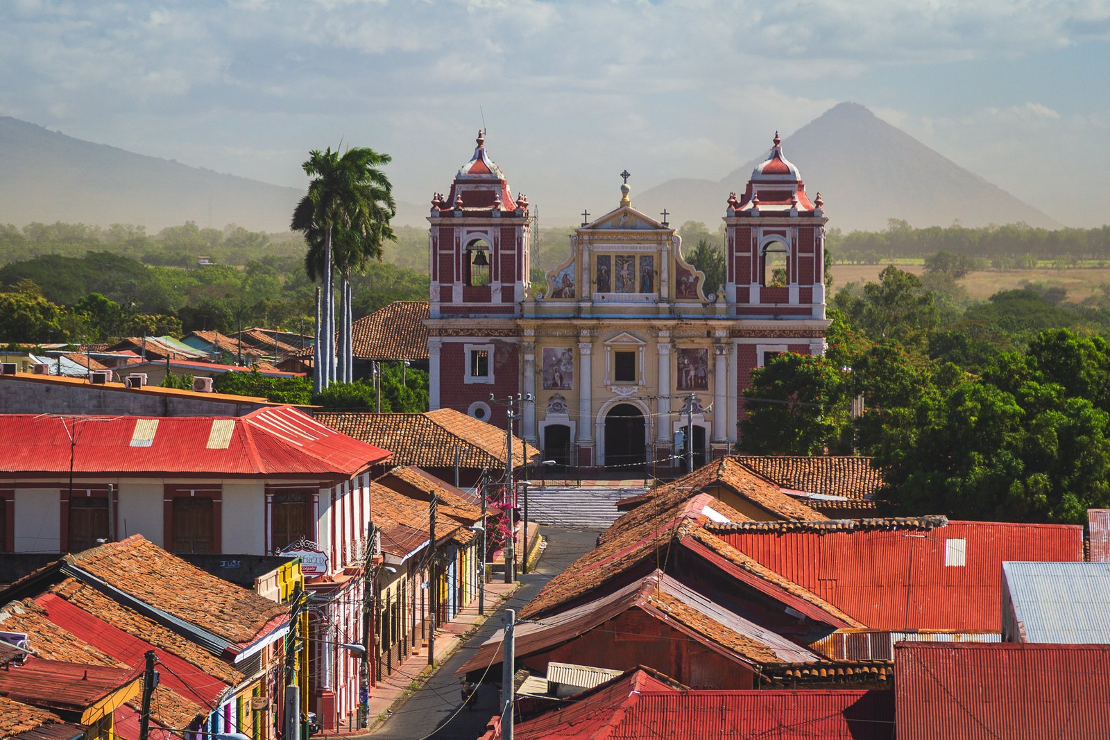 In the historic centre of Leon, Nicaragua