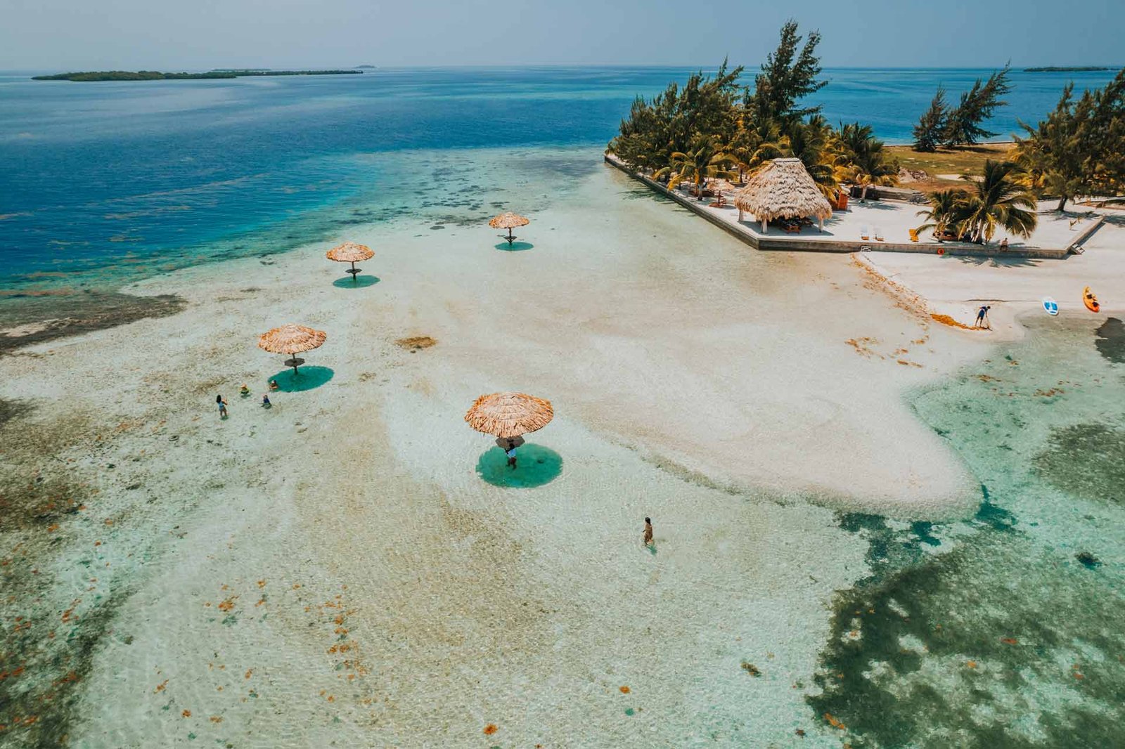 Castaway day on a private island at Rhythm Reef Caye