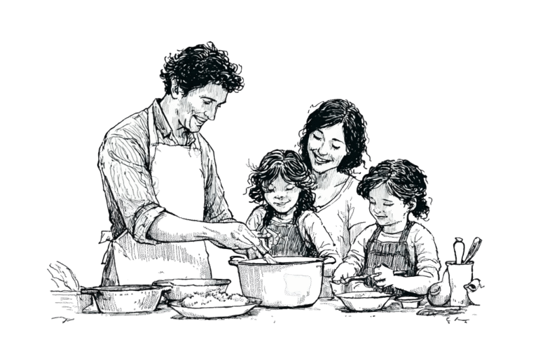 family cooking class
